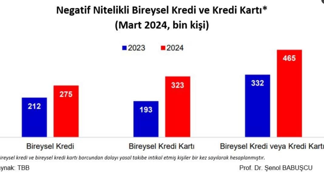 2024'de 465.000 Kişinin Her İki Türde Borcu Var, 2.000.000 Kişinin Sadece Bir Tür 5